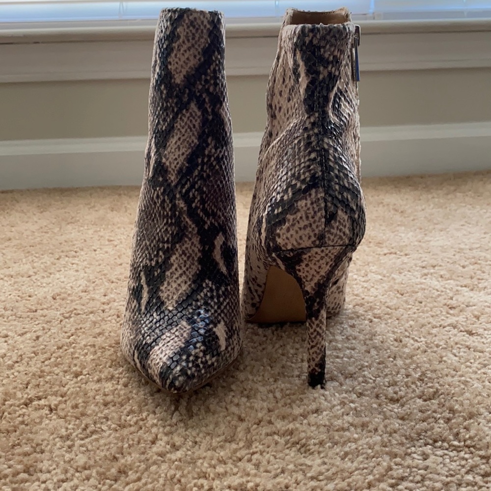 Jessica Simpson Snakeskin Stiletto Bootie